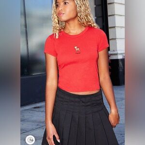 John Galt Swiss Deer cropped T-Shirt